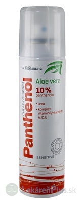 MedPharma PANTHENOL 10% CHLADIVÝ SPREJ Sensitive, s Aloe vera 1x150 ml