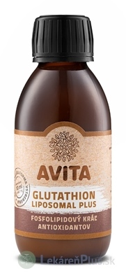 AVITA GLUTATHION LIPOSOMAL PLUS fosfolipidový komplex 1x200 ml