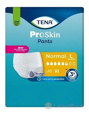 TENA Pants Normal L naťahovacie inkontinenčné nohavičky (inov.2024) 1x10 ks