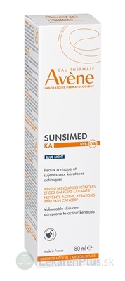 AVENE SUNSIMED KA, SPF 50+ prevencia ochorení kože 1x80 ml