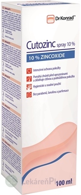 Dr Konrad Cutozinc spray 10% 1x100 ml