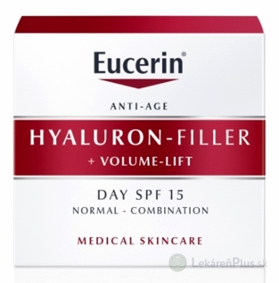 Eucerin HYALURON-FILLER+Volume-Lift Denný krém Anti-Age, pre normálnu pleť 1x50 ml