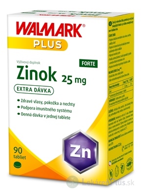 WALMARK Zinok FORTE 25 mg tbl 1x90 ks