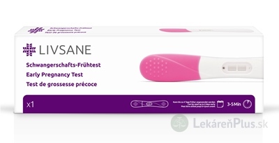 LIVSANE Včasný tehotenský test 1x1 ks