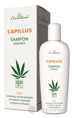 Cannaderm CAPILLUS šampón Seborea 1x150 ml