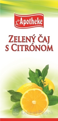 APOTHEKE PREMIER SELECTION ZELENÝ ČAJ S CITRÓNOM 20x2 g (40 g)