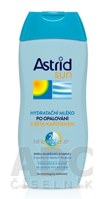 ASTRID SUN Hydratačné mlieko po opaľovaní s beta-karoténom 1x200 ml
