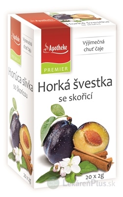 APOTHEKE PREMIER SELECTION ČAJ Horúca slivka so škoricou 20x2 g (40 g)