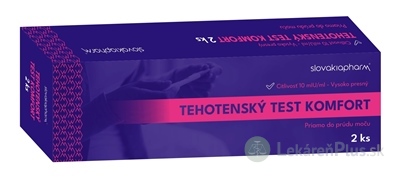 Slovakiapharm TEHOTENSKÝ TEST KOMFORT 1x2 ks