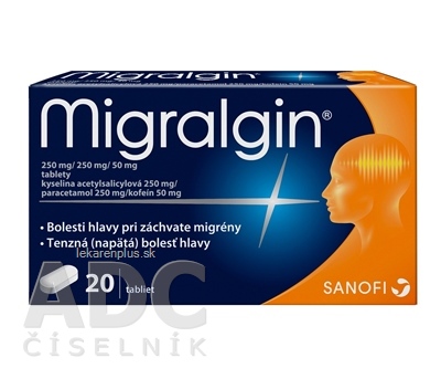 Migralgin tbl 1x20 ks