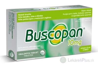 Buscopan tbl obd 10 mg (blis.) 1x20 ks