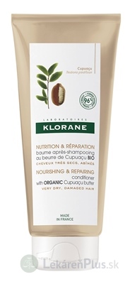 KLORANE BAUME AU BEURRE DE CUPUACU BIO balzam na veľmi suché a poškodené vlasy 1x200 ml