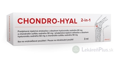 CHONDRO-HYAL intraartikulárny roztok v predplnenej injekčnej striekačke 1x3 ml