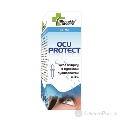 Slovakiapharm OCU PROTECT 0,3% očné kvapky s kys. hyalurónovou 1x10 ml