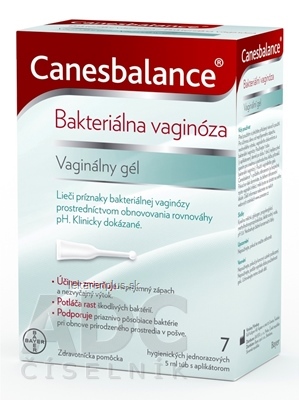 Canesbalance vaginálny gél, tuba s aplikátorom 7x5 ml (35 ml)