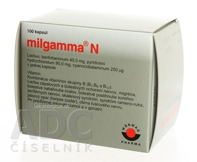 Milgamma N 40/90/0,25 mg cps.mol.100