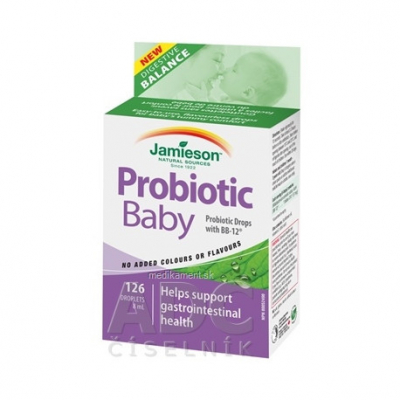 JAMIESON PROBIOTIC BABY kvapky s BB12 8 ml