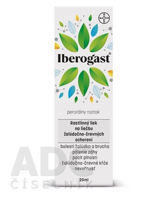  Iberogast sol por (fľ.skl.hnedá) 1x20 ml